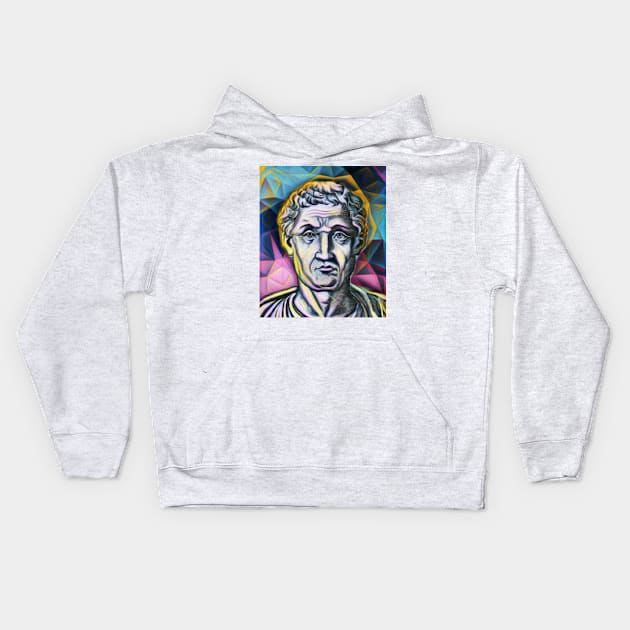 Anicius Manlius Severinus Boethius Portrait | Boethius Artwork 10 Kids Hoodie by JustLit